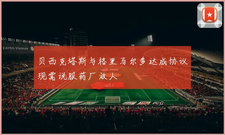 贝西克塔斯与格里马尔多达成协议现需说服药厂放人